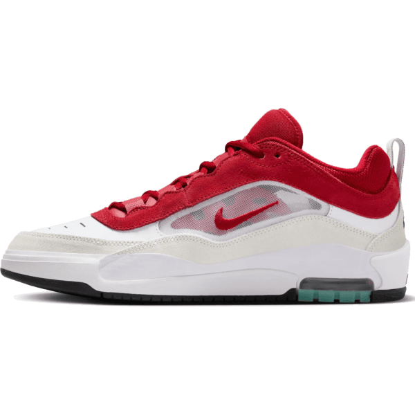 nike sb shoes air max ishod (white/varsity red/summit white)