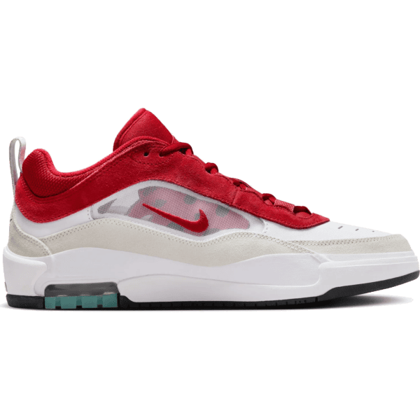 nike sb shoes air max ishod (white/varsity red/summit white)