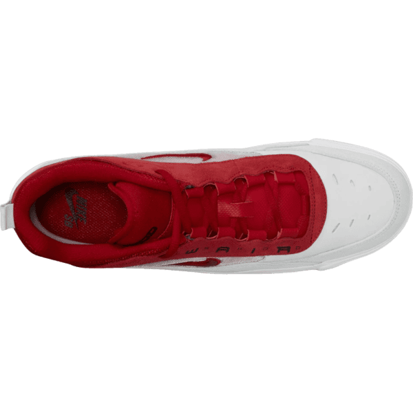 nike sb shoes air max ishod (white/varsity red/summit white)