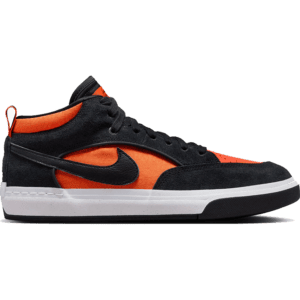 nike sb shoes react leo (black/orange/electro orange)