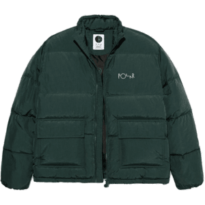 polar jacket pocket puffer (dark teal)