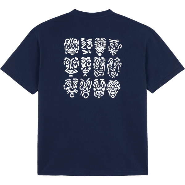 polar tee shirt 12 faces (dark blue)