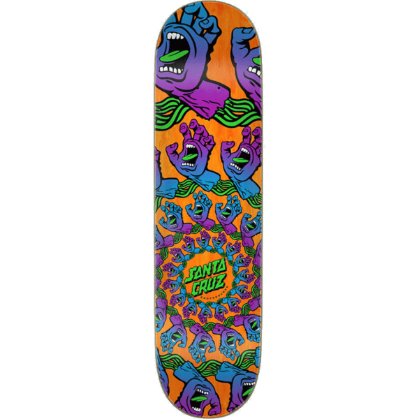 santa cruz board hard rock maple mandala hand team 8.125