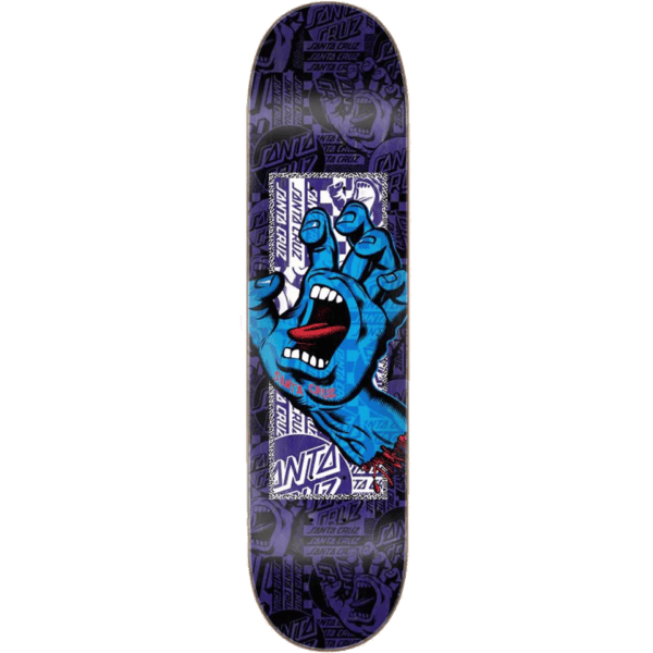 santa cruz board flier collage hand 7.75