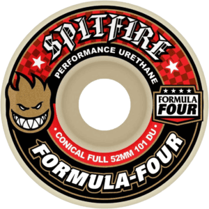 spitfire wheels formula four conical full 101a 52mm spitfire wheels formula four conical full 101a 52mm