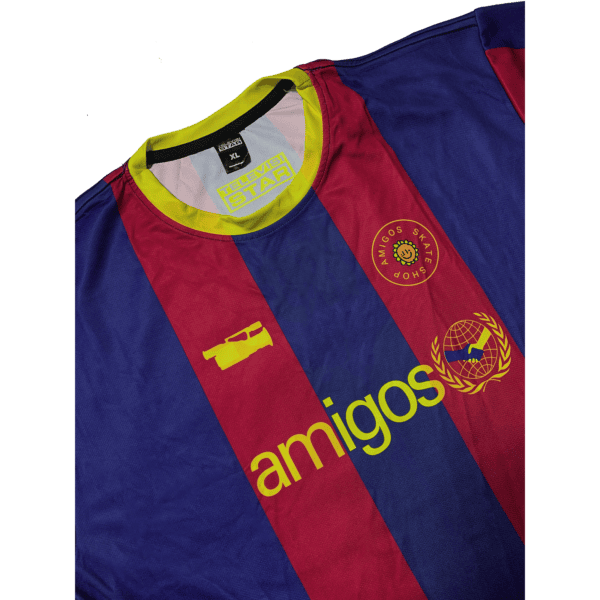 televisi star tee shirt amigos jersey soccer custom (barcelona)