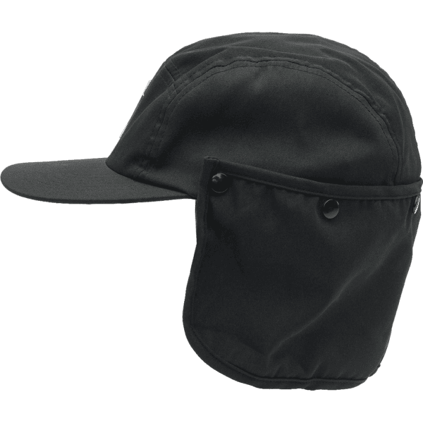 volcom cap 5 panel stone trip flap (black)