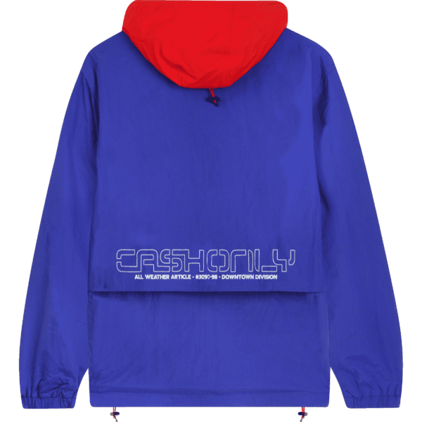 cash only jacket transit nylon (blue/red)