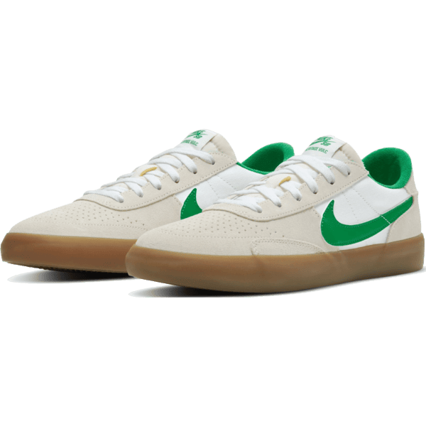 nike sb shoes heritage vulc (summit white/lucky green/white)