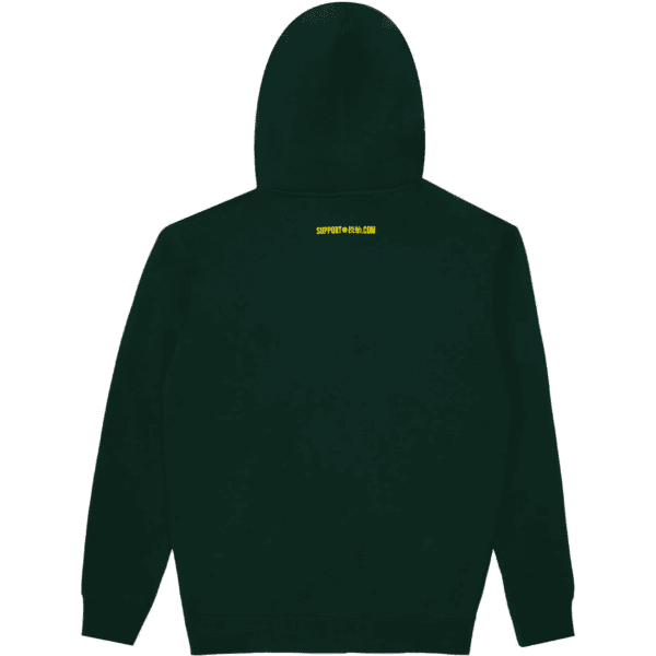 sci-fi fantasy sweatshirt hood tech support (forest)