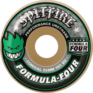 spitfire wheels formula four conical (green print) 101a 56mm