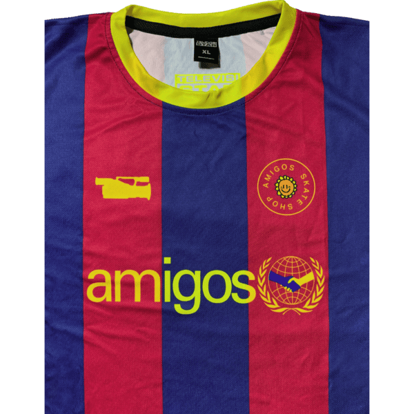 televisi star tee shirt amigos jersey soccer custom (barcelona)