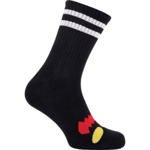 toy machine socks monster face (black)