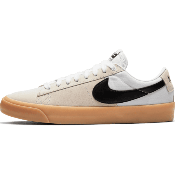 nike sb shoes zoom blazer low pro GT (white/black/white)