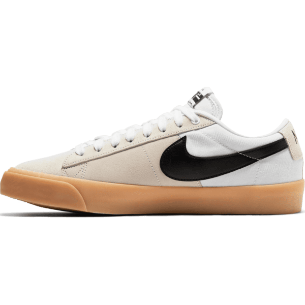nike sb shoes zoom blazer low pro GT (white/black/white)