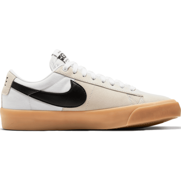 nike sb shoes zoom blazer low pro GT (white/black/white)