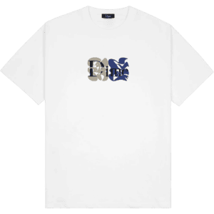 dime tee shirt classic duo (white)