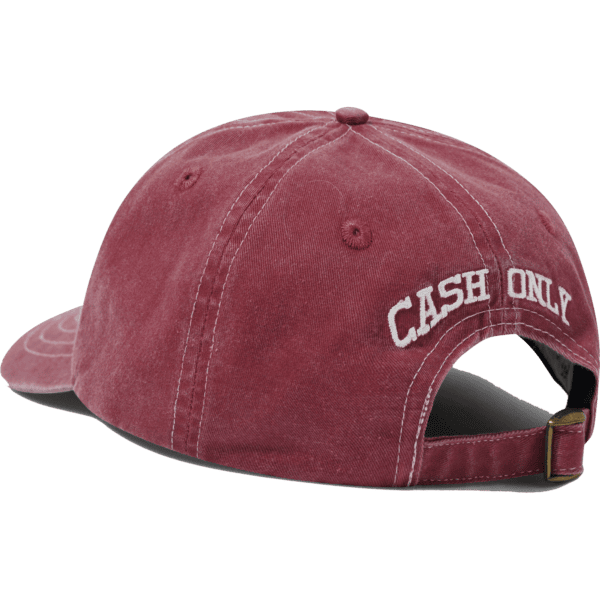 cash only cap 6 panel campus (burgundy)
