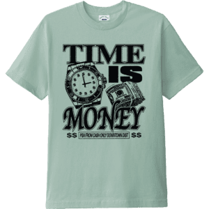 cash only tee shirt time (ice)