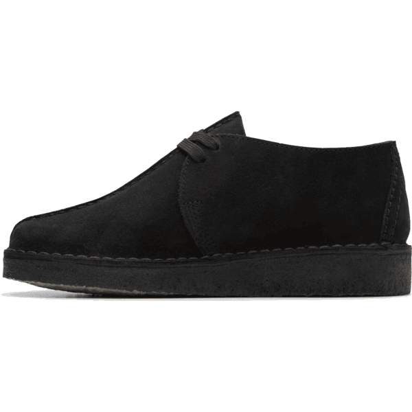clarks shoes desert trek (black)