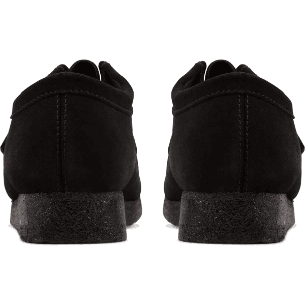 clarks shoes wallabee (black/suede)