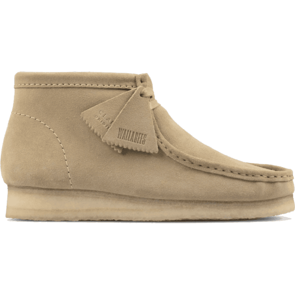 clarks shoes wallabee boot (maple/suede)