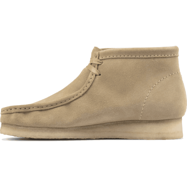 clarks shoes wallabee boot (maple/suede)