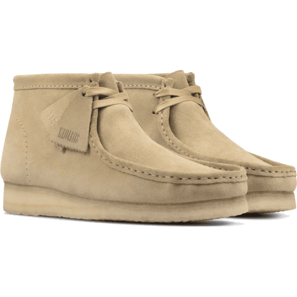 clarks shoes wallabee boot (maple/suede)
