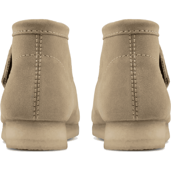 clarks shoes wallabee boot (maple/suede)