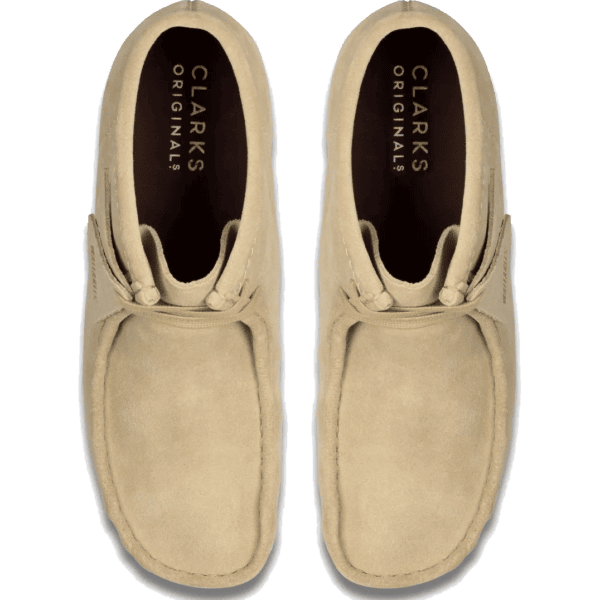 clarks shoes wallabee boot (maple/suede)