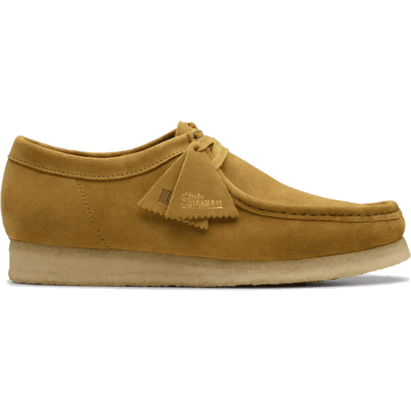 clarks shoes wallabee (oakmoss/suede)