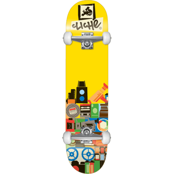 cliché skateboard complete document (yellow) 8