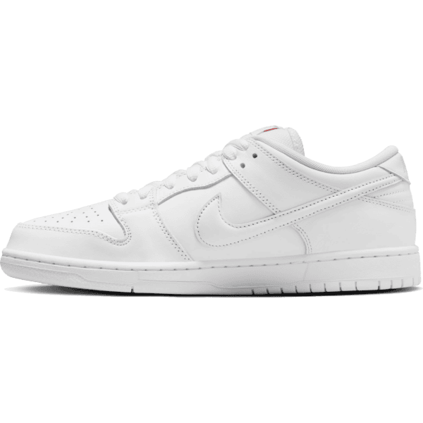 nike sb shoes dunk low pro iso triple white