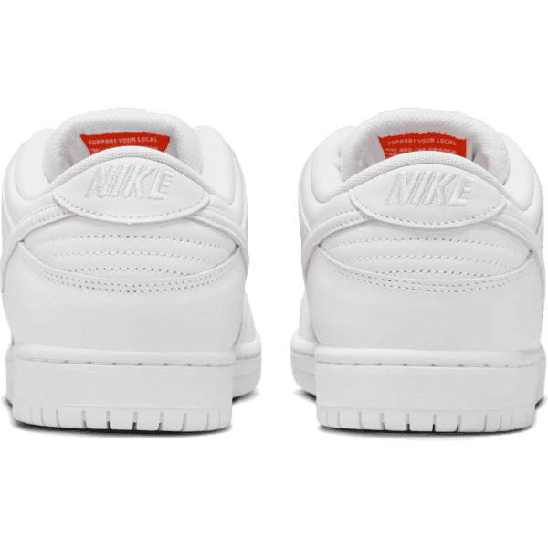 nike sb shoes dunk low pro iso triple white
