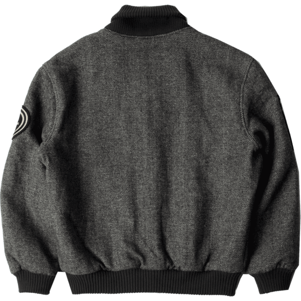 parra jacket rounded par varsity (dark grey)