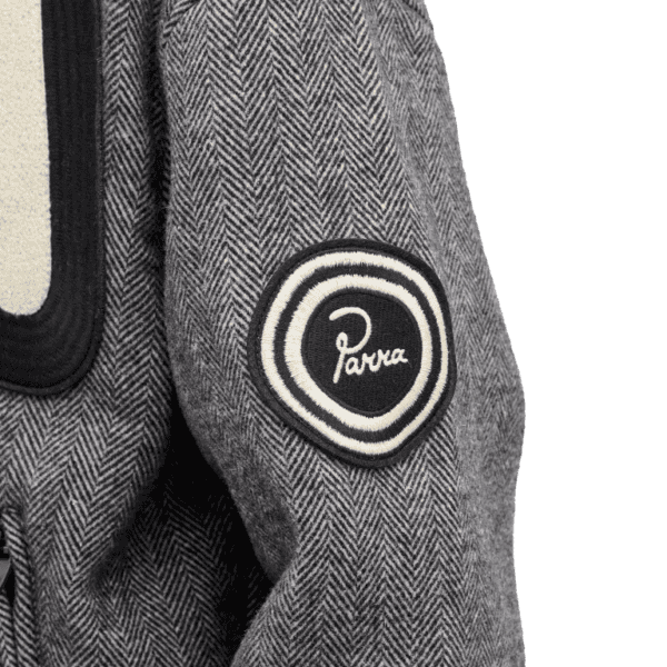 parra jacket rounded par varsity (dark grey)