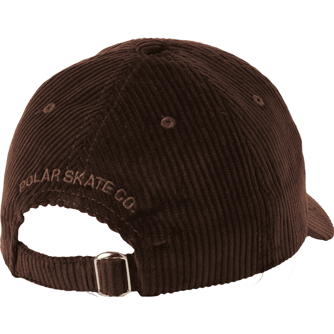 polar cap 6 panel cord sai (chocolate)