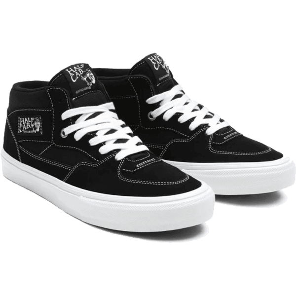 vans shoes skate half cab (black/white)
