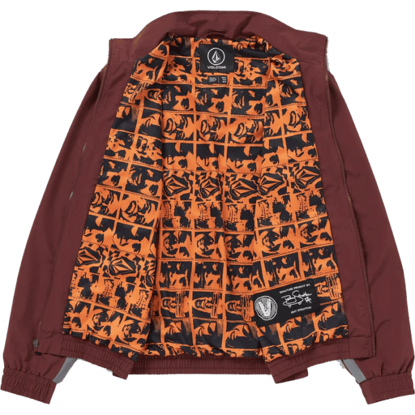 volcom jacket skate vitals remy s (merlot)