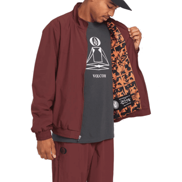 volcom jacket skate vitals remy s (merlot)