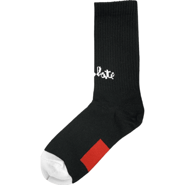 chocolate socks lost chunk (black)