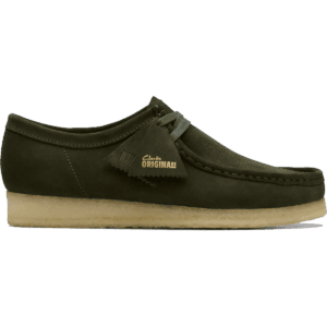 clarks shoes wallabee (forest green/suede)