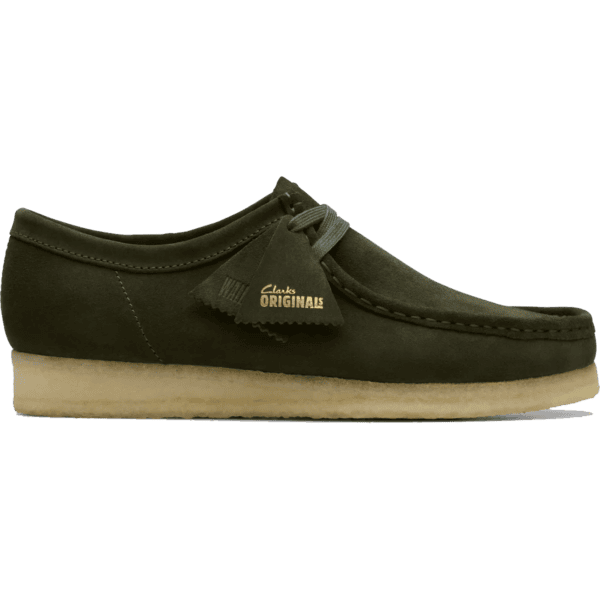 clarks shoes wallabee (forest green/suede)