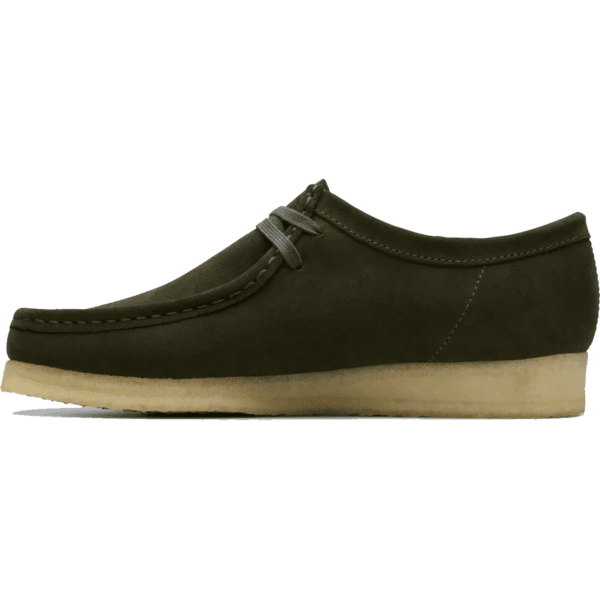 clarks shoes wallabee (forest green/suede)