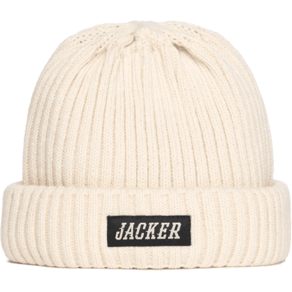 jacker beanie short logo team (beige)