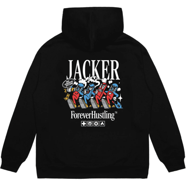 jacker sweatshirt hood big pharma (black)