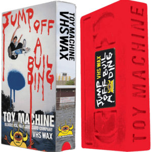toy machine wax vhs jump off a building (red)