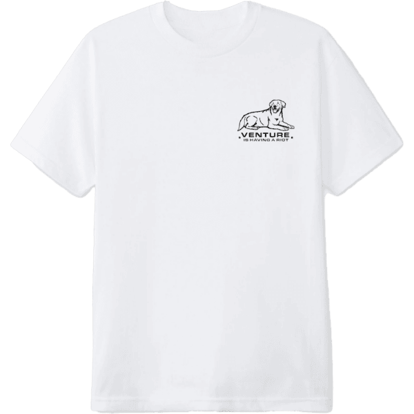 venture tee shirt riot (white/black)
