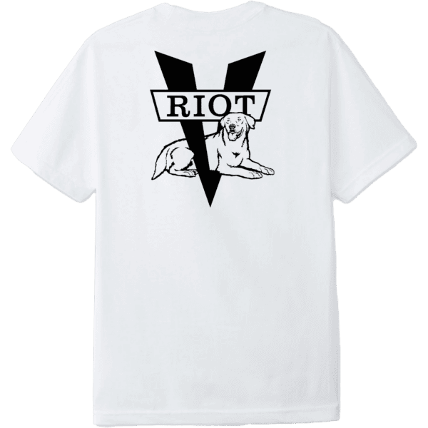 venture tee shirt riot (white/black)