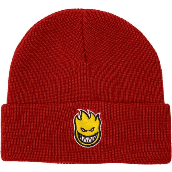 spitfire beanie bighead fill cuff (dark red/gold)